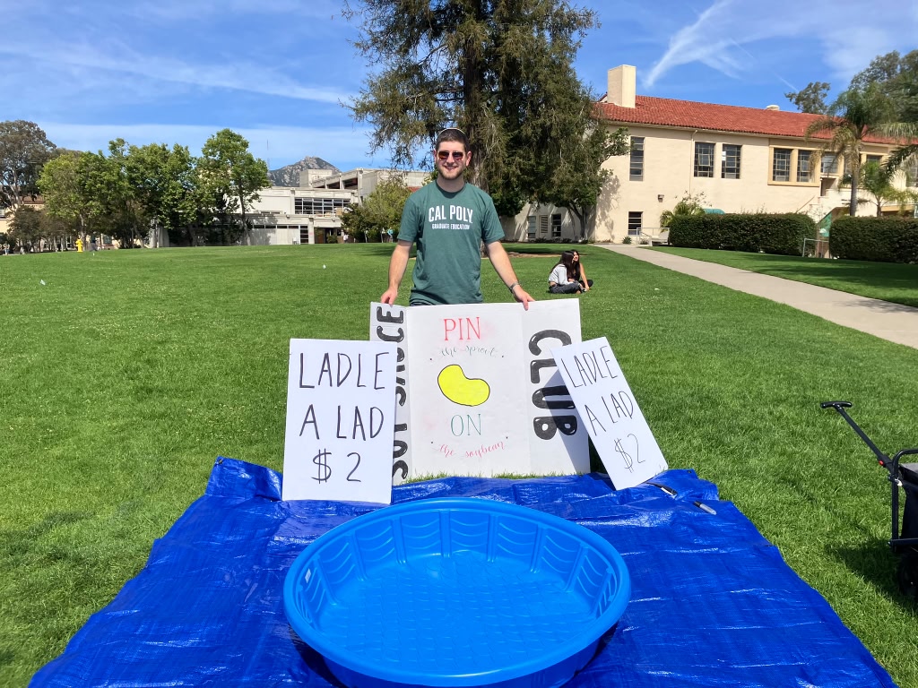 Avi setting up shop for Ladle a Lad